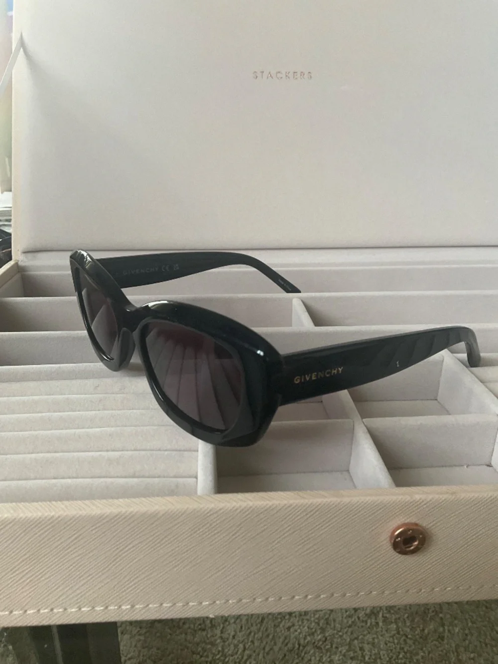 Givenchy GV Day Rectangle Acetate Sunglasses